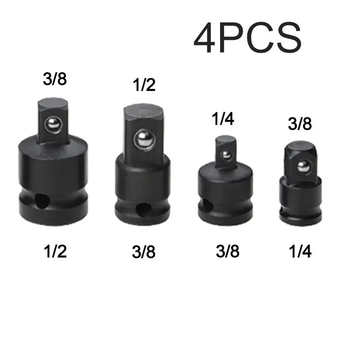 Adaptateur de convertisseur de prise, jeu de réducteurs 1/2 à 3/8 3/8 à 1/4 3/4 à 1/2, outils de rép