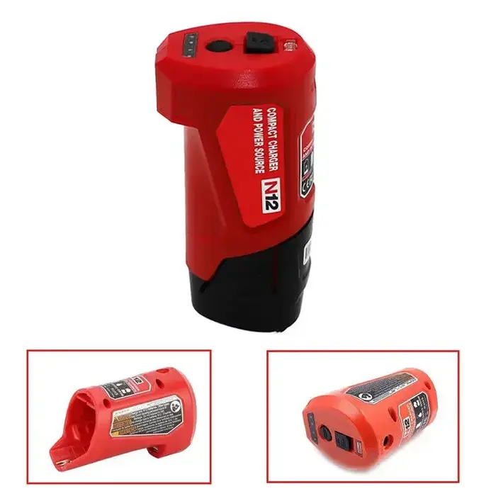 Source d'alimentation de remplacement pour chargeur de batterie Milwaukee 12V 48-59-1201 49-24-231, 