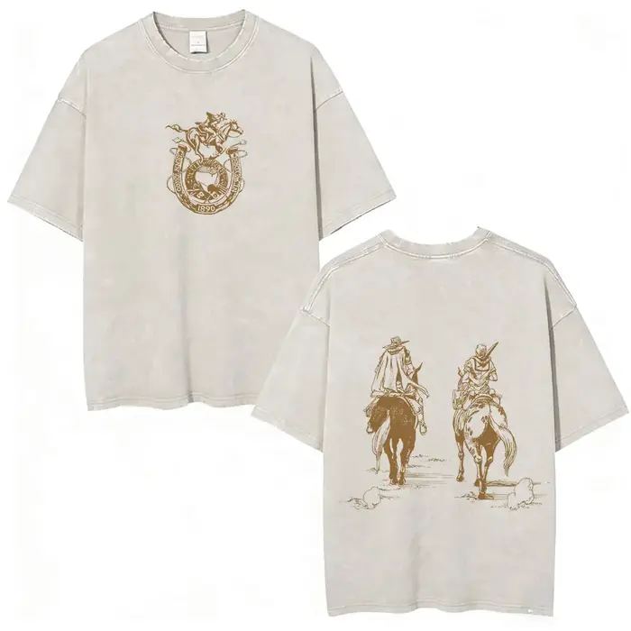 T-shirt Anime Jojo Bizarre Adventure STEEL BALL RUN Manga Vintage Acid Washed pour hommes et femmes,