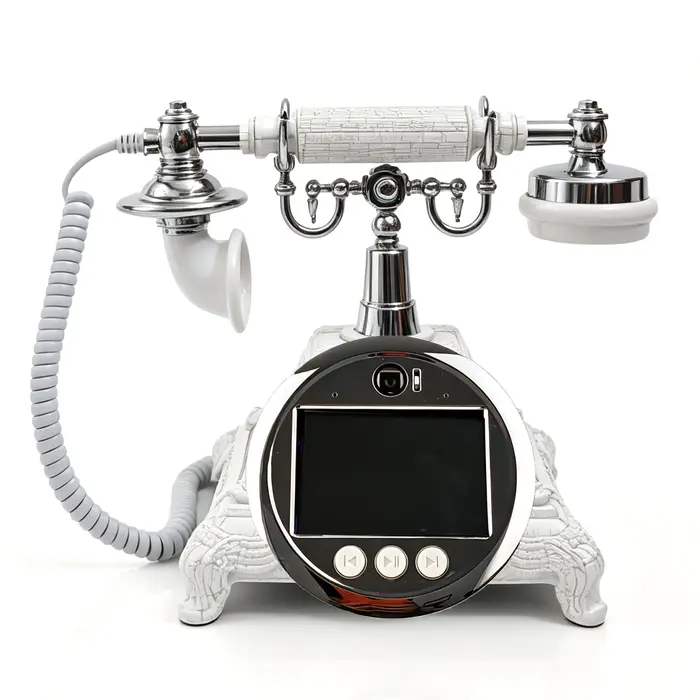 Téléphone Livre d'Or Vidéo Unique pour Mariages et Banquets, Téléphone d'Enregistrement Vidéo des In
