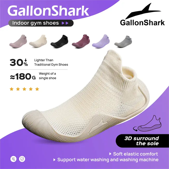 Gallon Shark Chaussures pieds nus Chaussettes Chaussures Chaussures de plage Chaussures de fitness C