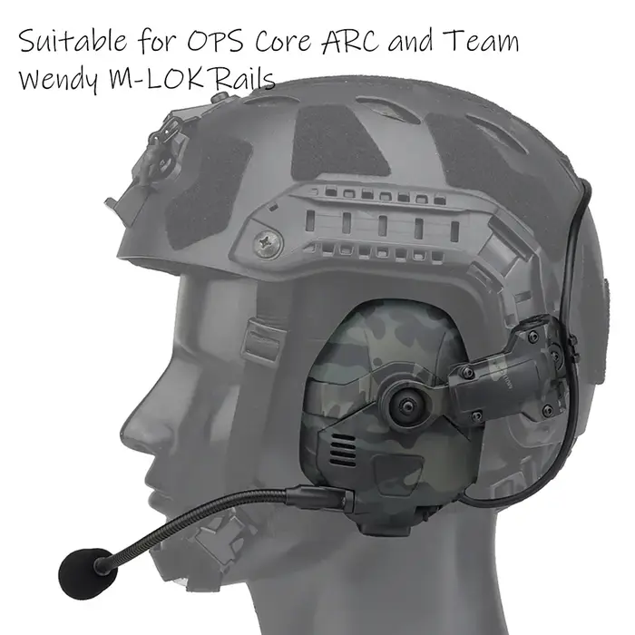Casque DulBluetooth à réduction de bruit pour coque de noyau OPS et casque de M-LOK Wendy chasse tir