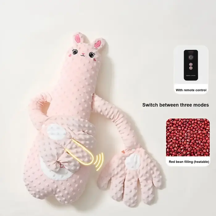 Poupée qui tapotée pour bébé, avec paume apaisante, 3 Modes, télécommande, oreiller électrique pour 