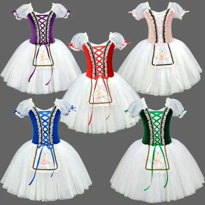 Jupe de ballet pour enfants, jupe de danse pour filles, programmes de danse du campus, costumes de d