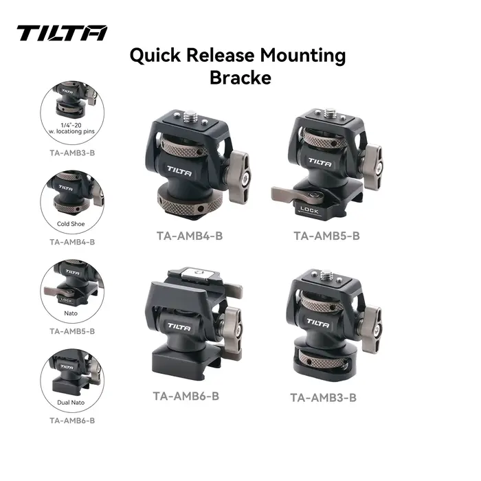 TILTA TA-AMB support de moniteur à dégagement rapide réglable pince de caméra support de moniteur pi