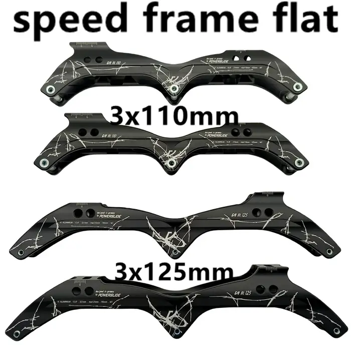 Cadre de patins à roulettes, livraison gratuite, 3x125mm, 3x110mm, 3x90mm, 3x100mm