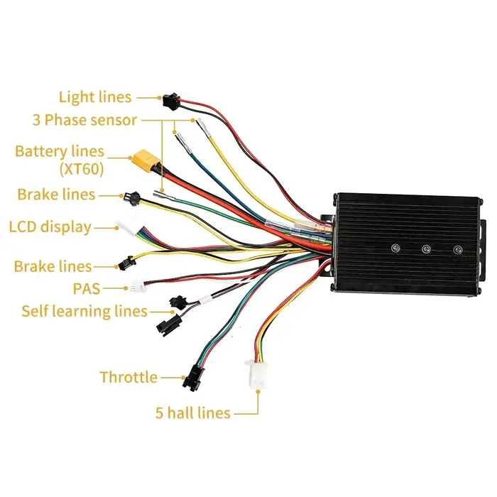 Kit de conversion 16 pouces moteur de roue de vélo électrique sans engrenage sans brosse pour vélo de ville et randonnée puissance 500W 800W 1000W