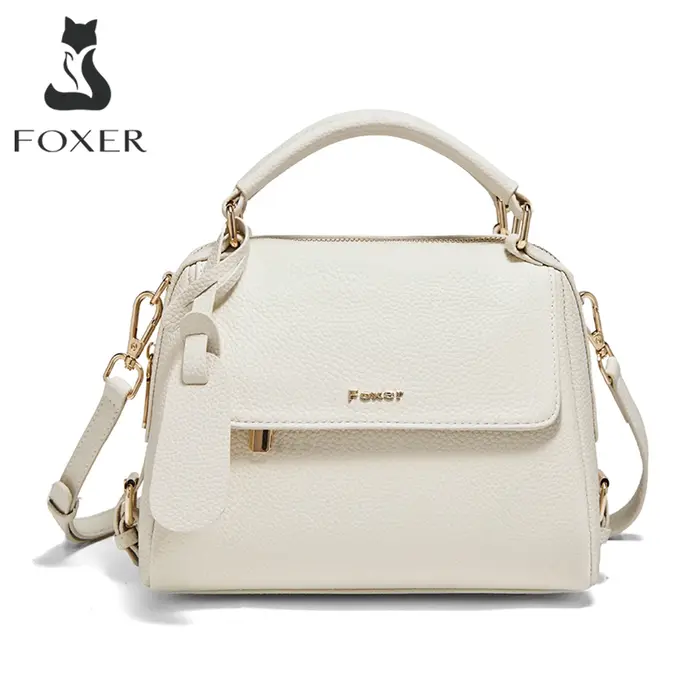 Sac à main femme FOXER 2026 en cuir de vachette