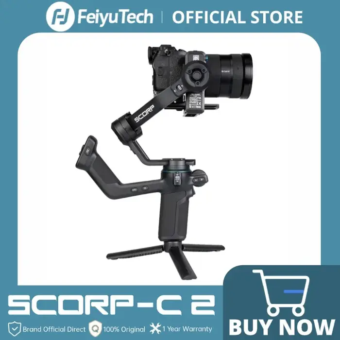 FeiyuTech officiel Feiyu SCORP série SCORP-C2 cardan portatif 3 axes stabilisateur poignée pour appa