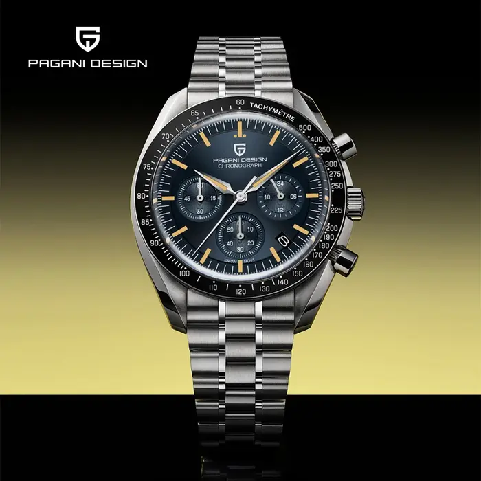 Nouvelle Montre Homme PAGANI DESIGN Moon V6 2026, Montre à Quartz de Luxe pour Homme, Chronographe V