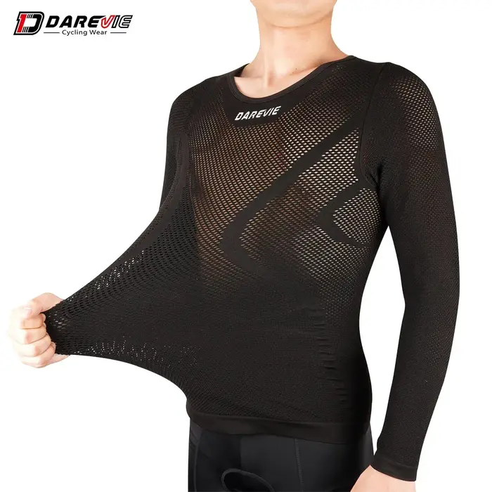 DAREVIE Base de cyclisme Laye Compression sans couture 2023 sous-vêtements à manches longues respira