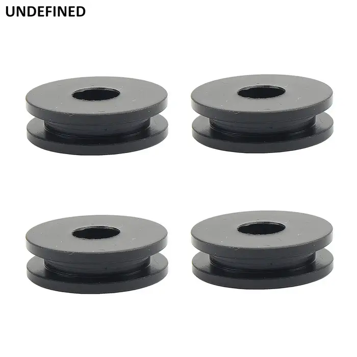 Oeillets de bague de montage de pare-brise, accessoires de moto en plastique POM noir pour Harley He