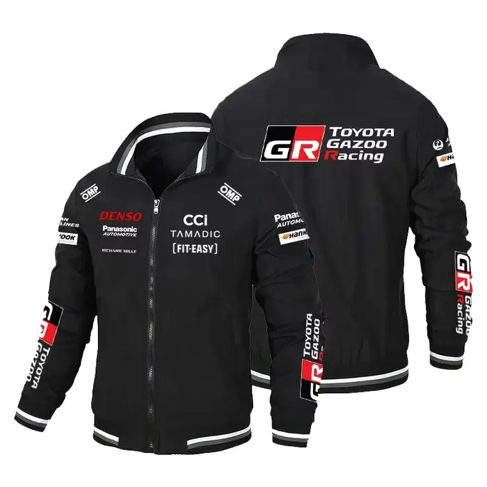 Veste de championnat du monde des rallyes Toyota GAZOO Racing 2026. Style ample pour femmes, uniform