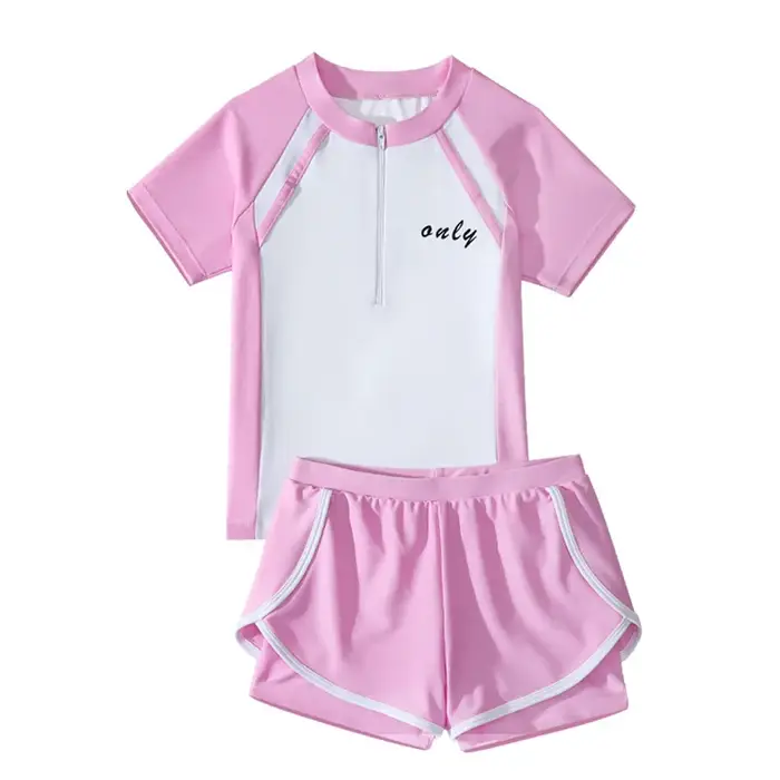 Double Couches Shorts Bol Maillots De Bain Deux Pièces Costumes D'été Vêtements De Plage L-6XL Enfan