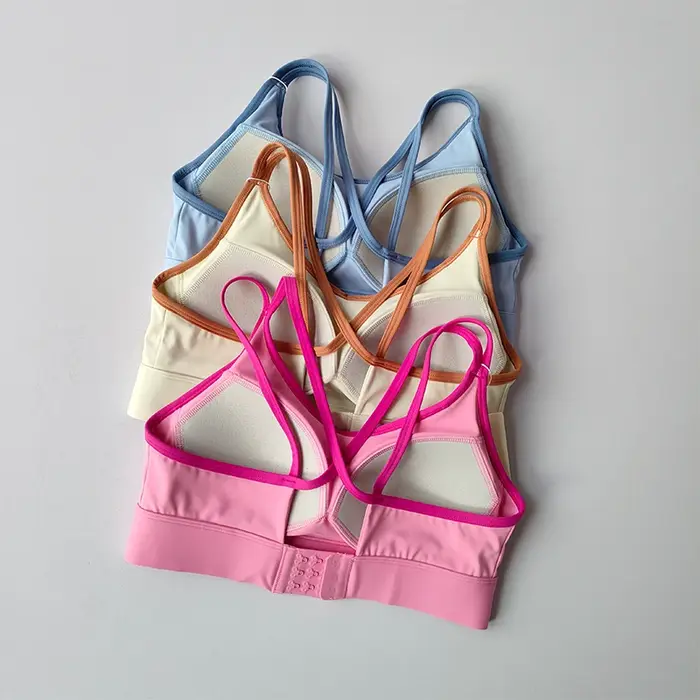 Soutien-gorge sport Push Up Fitness pour femmes - Soutien optimal yoga course gym activités sportives