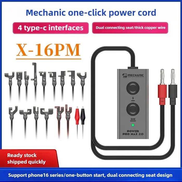 QIANLI IPower Pro Max câble d'alimentation avec interrupteur marche/arrêt pour iPhone 8 8P X XS MAX 