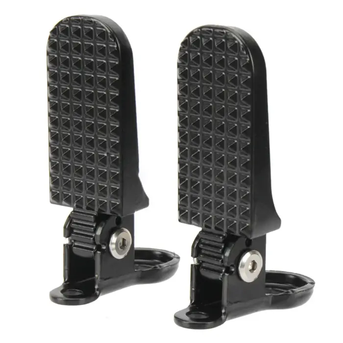 Pédale arrière coordonnante pour vélo électrique, conception pliable, matériau en alliage d'aluminiu