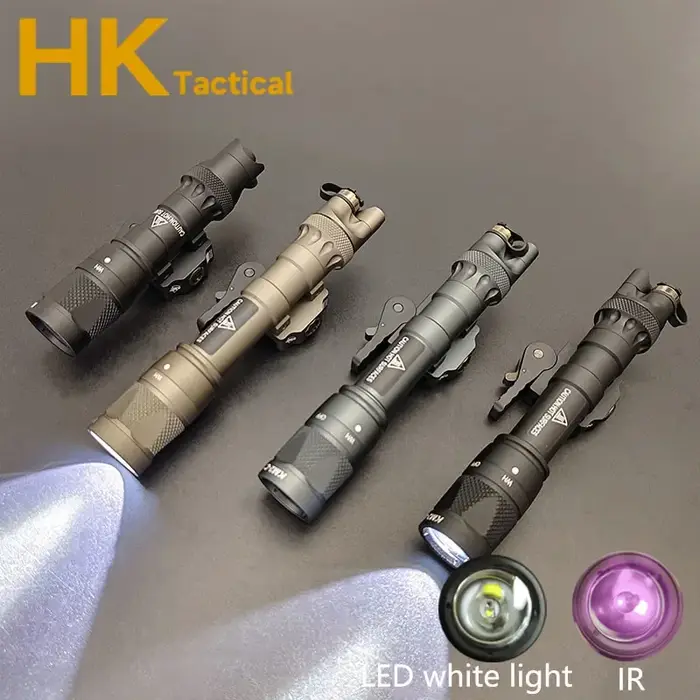 Lampe tactique pour armes M600 M622V M323V, illuminateur IR et lampe torche LED blanche avec base à 