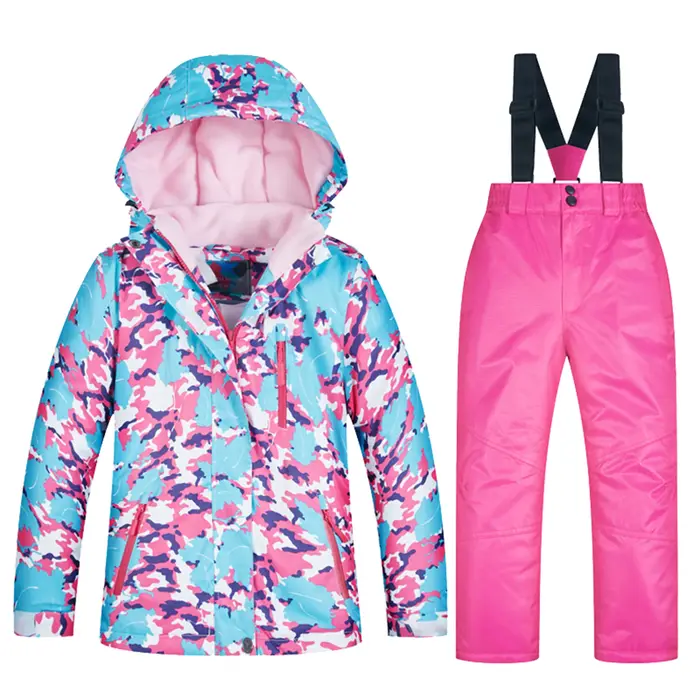 Combinaisons de ski pour enfants imperméables et respirantes conçues pour une utilisation intensive en station de ski et hors des pistes occasions spéciales hivernales