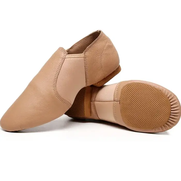 Chaussures de danse Jazz en cuir véritable pour enfants, chaussures pour hommes et femmes, danse Sal