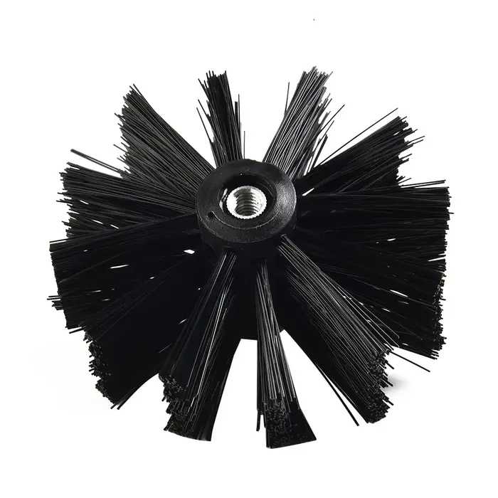 Brosse de cheminée rotative 100mm /150mm, sèche-linge en Nylon, brosse de nettoyage de ventilation, 