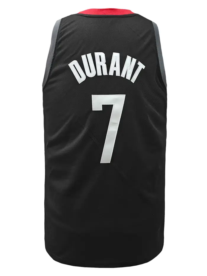 Hommes # 7 maillot de sport de basket-ball rétro noir, sweat-shirt brodé sans manches respirant, uni