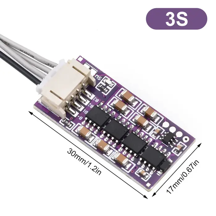 Batterie au Lithium Li-ion Lifepo4 LTO 3S 4s 5s 6s 8s 14s 17s 21s, égaliseur actif, carte d'équilibr