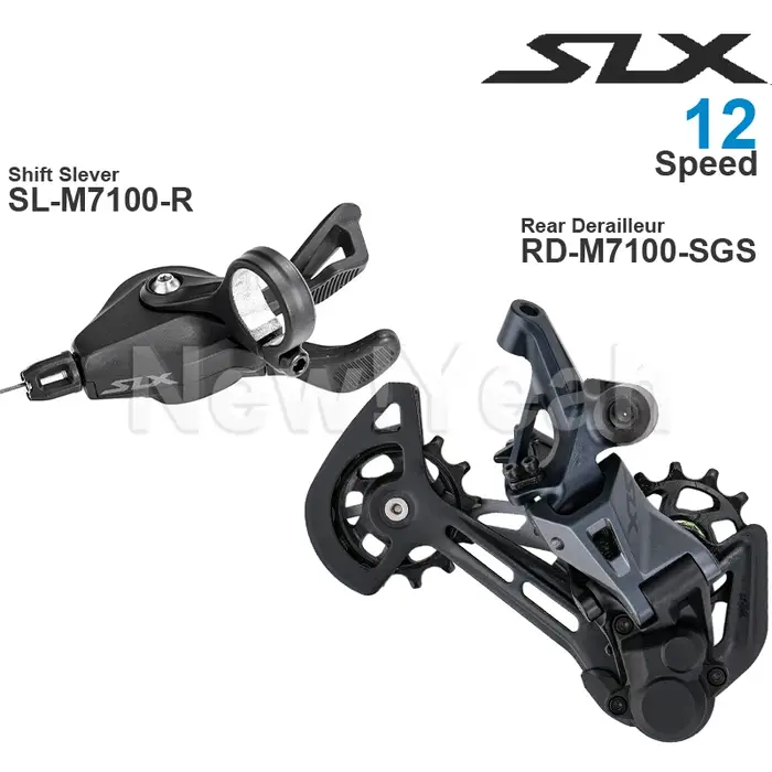 WinterMANO SLX M7100 Groupe 12 Vitesses Shifter SL-M7100-R SL-M7100-IR Dérailleur Arrière RD-M7100-S