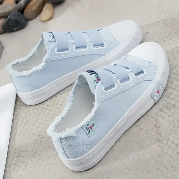 Baskets de jogging en toile respirante pour femmes, chaussures de marche canisées, baskets de sport 