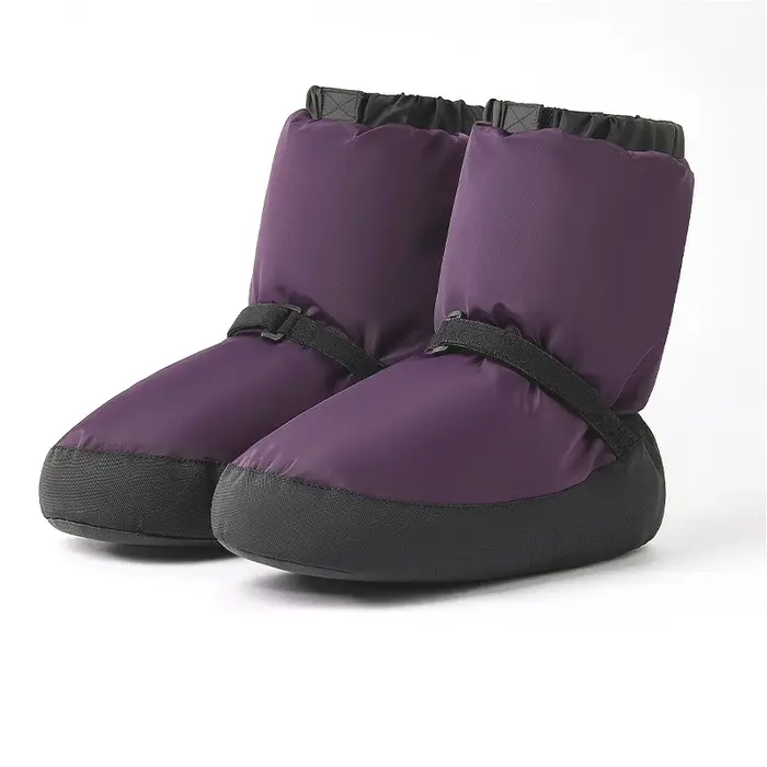 Chaussures de ballet bottes d'hiver chaudes antidérapantes pour adultes - Danse et entraînement confortable