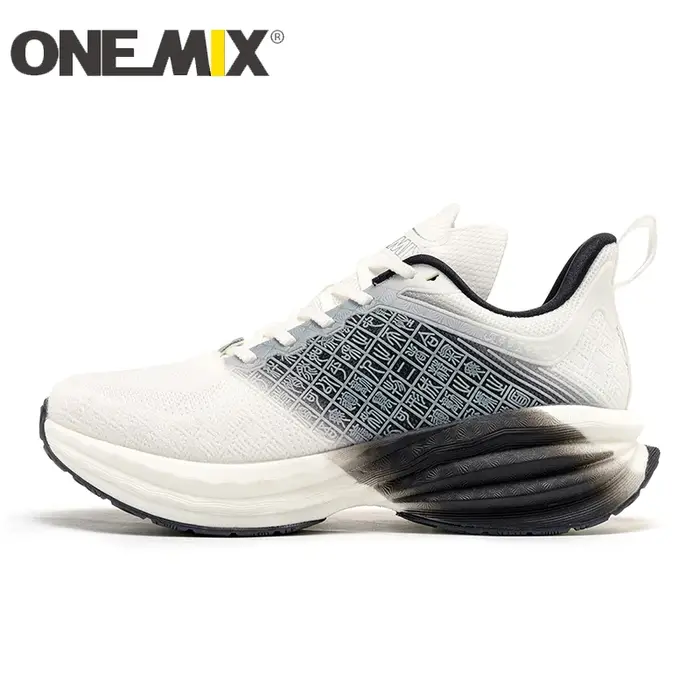 Chaussures de course hommes ONEMIX à coussin d'air : respirantes, baskets marche plein air mode