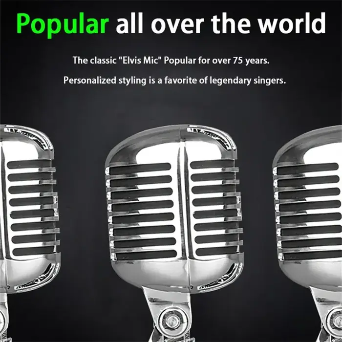 Support universel pour Live Performance Karaoké Microphone en métal vintage pour 55SH Classic Dynami