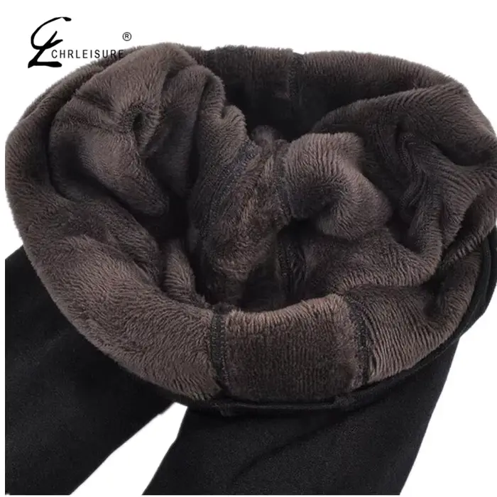 8 couleurs S-XXL hiver Leggings chauds femmes taille haute épais velours Legging mode solide grande 