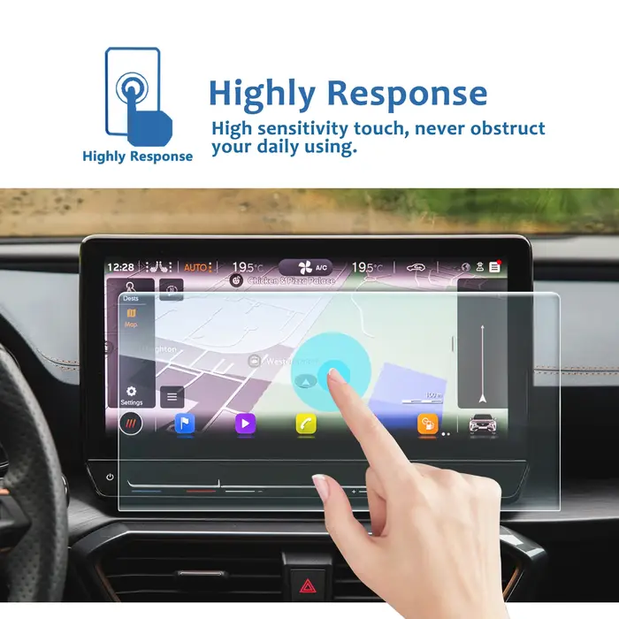 LFOTPP Protecteur d'écran pour Cupra Formentor 2021 2022 2023 2024 12-Inch GPS Navigation Touch Disp