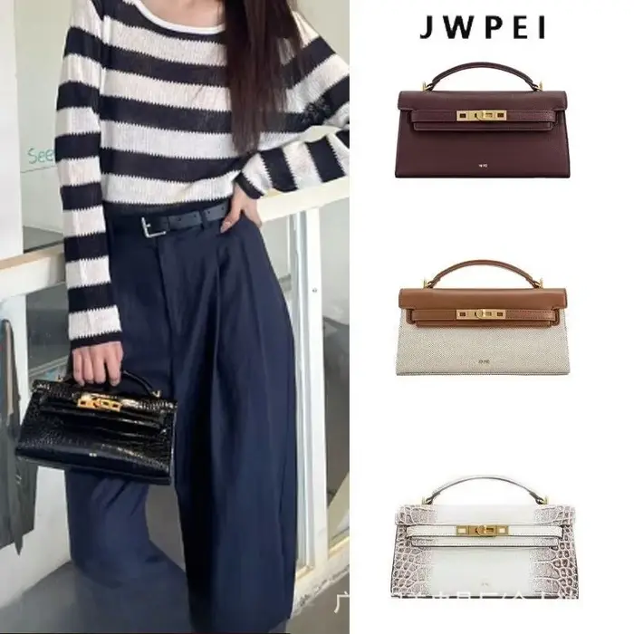 Sac à main 2026JW PEI, motif crocodile, nouveau style, haut de gamme, sac à main/sac bandoulière pou
