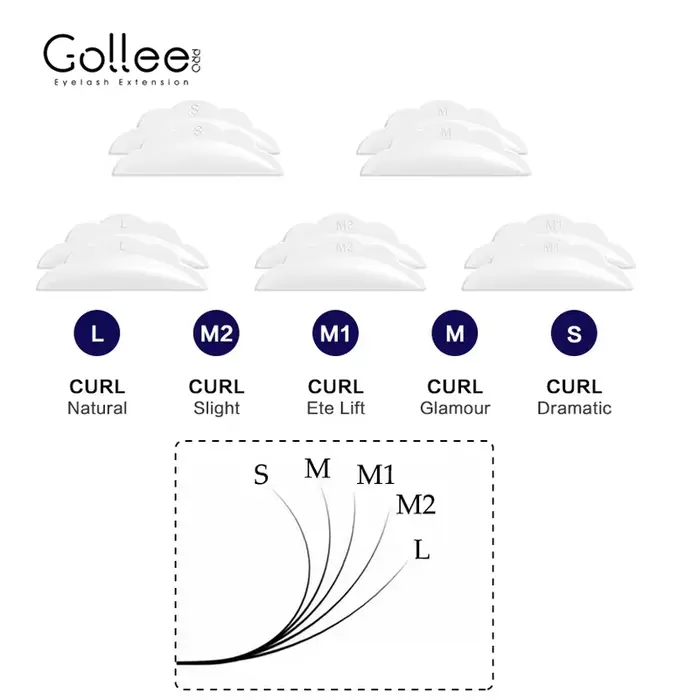 Kit de rehaussement de cils semi-permanent Gollee 4-6 semaines, teinture pour cils et sourcils, lami