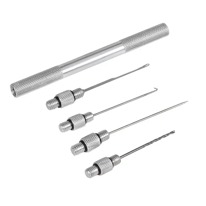 5 en 1 carpe forte gréement de pêche appât aiguille Kit ensemble d'outils appât perceuse Stringer ai