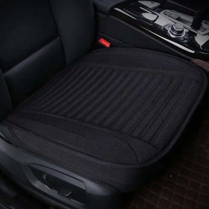 Coussin de siège de voiture en lin, coussinets antidérapants pour sièges principaux et copilote, hou