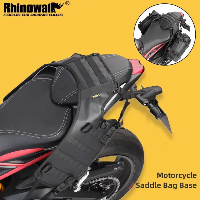 Rhinowalk – Base de selle universelle pour moto, emballage de siège arrière, accessoires de sac laté