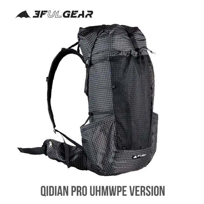 Sac à dos étanche 46L ultraléger camping randonnée escalade UHMWPE homme femme QiDian Pro