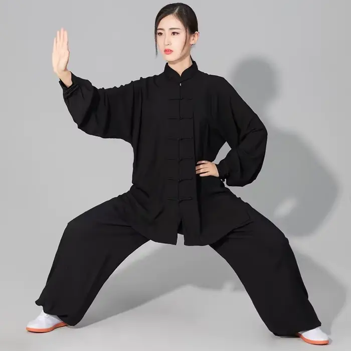Uniforme chinois Tai Chi en coton, vêtements Wushu Kung Fu pour enfants et adultes, costume Wing Chu