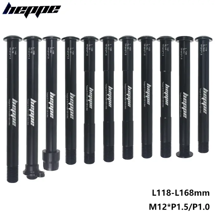 HEPPE vtt vélo de route à axe traversant fourche avant brochettes moyeu arrière à axe traversant 12x