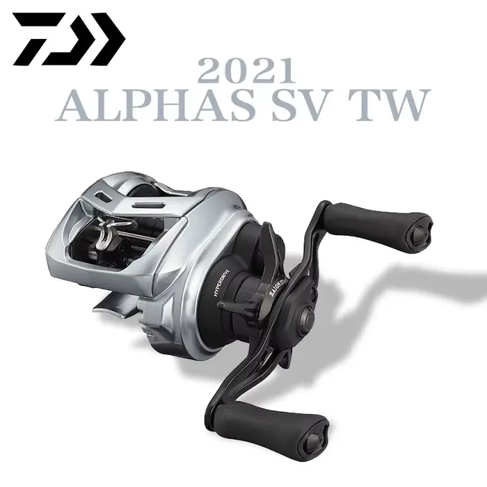 Moulinet Daiwa ALPHAS SV TW 2022 - Baitcasting eau salée traînée 175kg pour pêche sportive