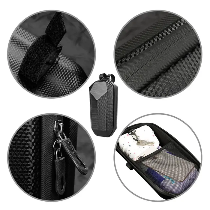 OFFBONDAGE Sacoche de guidon rigide en EVA pour trottinette électrique et vélo pliant – Accessoires 