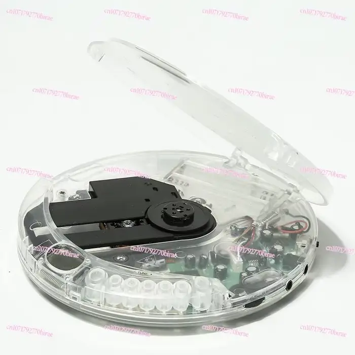 Lecteur CD entièrement Transparent, baladeur, casque d'album Portable, câble USB, haut-parleur exter