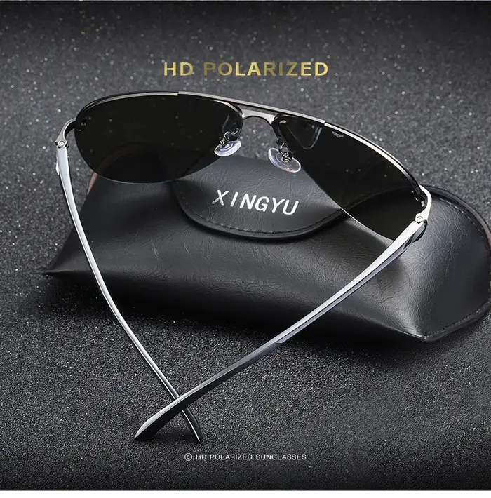 Mme Mâle Nouveau Classique Lunettes De Soleil Polarisées Dazzle Couleur Film Miroir Printemps Lunett