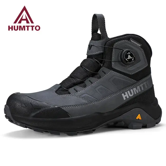 HUMTTO chaussures de randonnée d'escalade en plein air pour hommes 2025 hiver baskets montantes anti