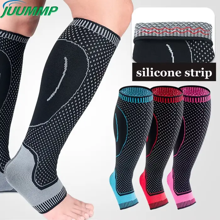 1 pièces femmes hommes Compression mollet manches soutien adapté pour la course basket-ball Protecti