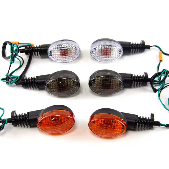 Clignotants de moto ambre pour Kawasaki Ninja 250R 250 2008-2012 KLX250S KLX250SF VN650 EX250, acces