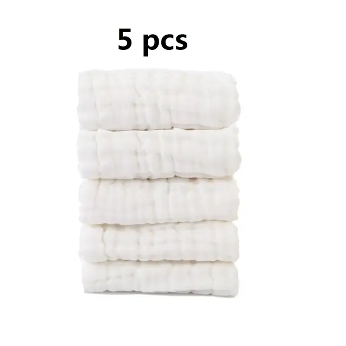 Gant de toilette en mousseline pour bébé, serviette de visage douce pour nouveau-né, peau sensible, 